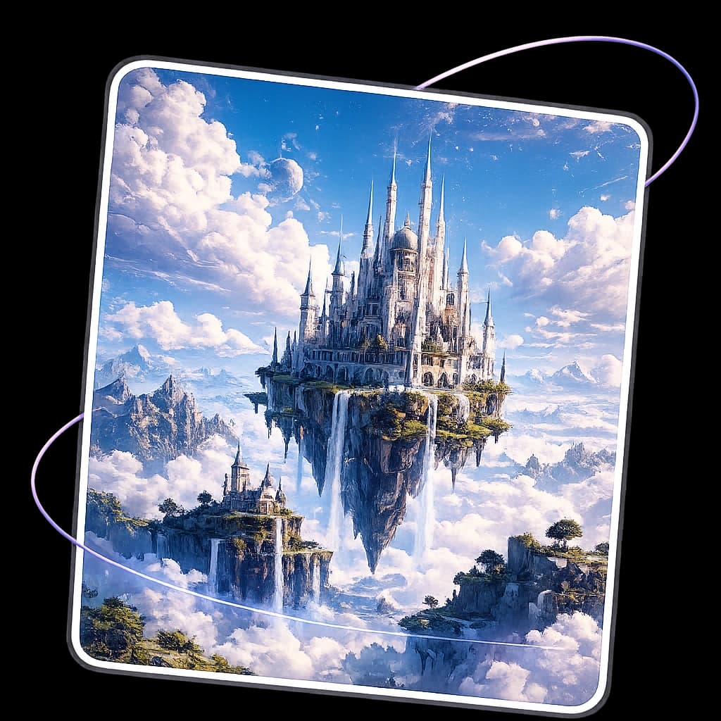 AI generated fantasy castle