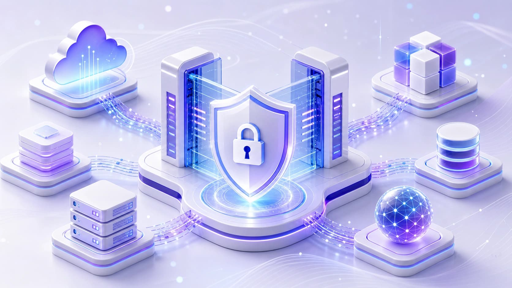 Enterprise security infrastructure illustration
