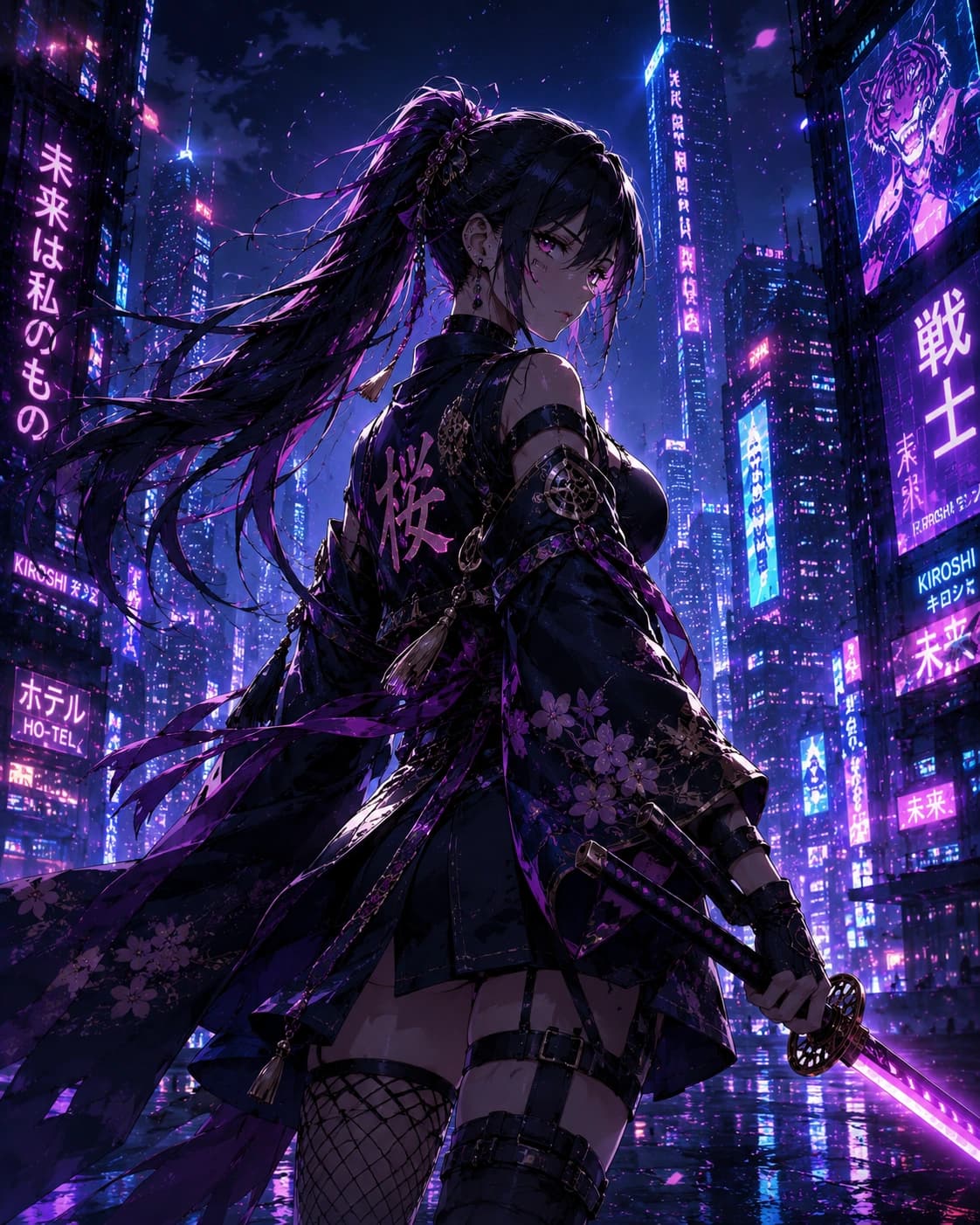 Cyberpunk character